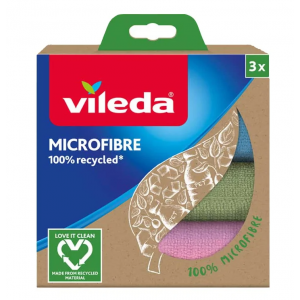 Vileda Ściereczka Mikrofibra 100% Recycled 3 szt.