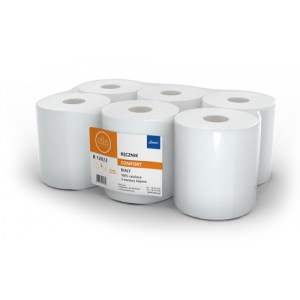 Lamix Comfort Ręcznik w roli maxi, 2 warstwy, kolor biały, celuloza, długość 120 m. 6 rolek/ op