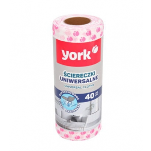 Ścierki kuchenne YORK na rolce 40 szt. wiskoza