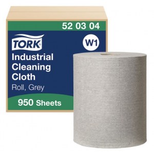 Czyściwo Tork włókninowe do zabrudzeń przemysłowych, szare, 1w 361m, system W1