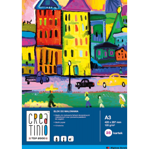 Blok do malowania A4 20k 120g CREATINIO 400079858