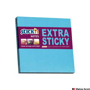 Notes samop. EXTRA STICKY 76x76 niebies. neon 90 kart. 21673 MAPED