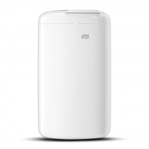 Kosz na odpady Tork 5l. kolor biały, możliwość montażu do ściany, system B3.