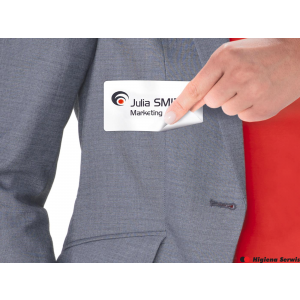 Identyfikatory do zadruku L4783-20 88,9x31 20ark Samoprzylepne, sztuczny jedwab, Avery Zweckform (X)