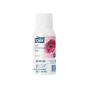 Odświeżacz powietrza w aerozolu Tork Premium zapach kwiatowy poj. 75 ml.