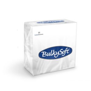 Serwetki papierowe BulkySoft dwuwarstwowe 38x38 składane 1/4, kolor biały A'100