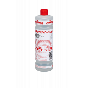 Kiehl Duocit Eco balance 1L, płyn do mycia sanitariatów bez barwników i substancji zapachowych.