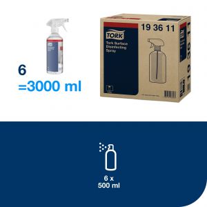 Tork spray do dezynfekcji powierzchni 500ml.