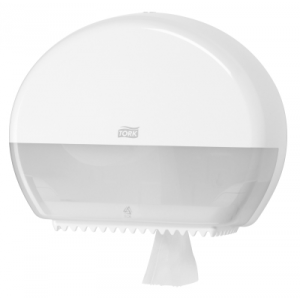 Dozownik Tork do papieru toaletowego mini jumbo, kolor biały, system T2