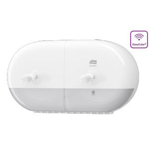 Dozownik Tork do papieru toaletowego centralnego dozowania SmartOne na dwie rolki, kolor biały, system T9