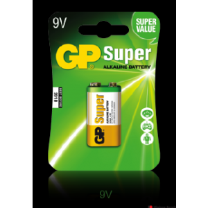 Bateria alkaliczna GP Super 9V / 6LR61 9.0V GPPVA9VAS010