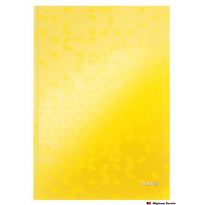 Brulion w kratkę A4 Leitz WOW, żółty 46261116 (X)