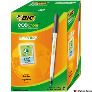 Długopis BIC Round Stic Ecolutions czarny, 8932392