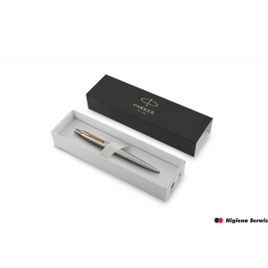Długopis żelowy (czarny) JOTTER STAINLESS STEEL GT 2020647, giftbox