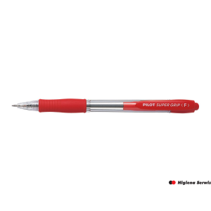 Długopis olejowy PILOT SUPER GRIP czerwony PIBPGP-10R-R