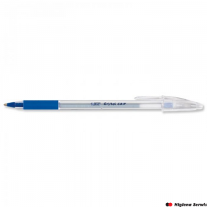 Długopis BIC Cristal Grip niebieski, 802801