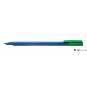 Długopis triplus ball, M, zielony, Staedtler S 437 M-5