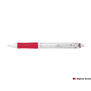 Długopis ACROBALL WHITE M czerwony PILOT BAB15M-WRR-BG