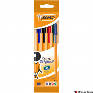 Długopis BIC Orange Original Fine mix AST, blister 4szt, 8308541