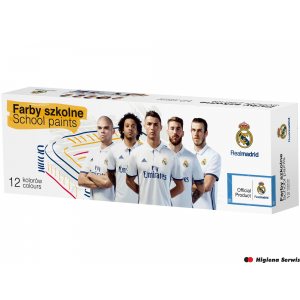 (WYCOFANE)Farby 12 kolorów RM-158 Real Madrid 301218006 ASTRA