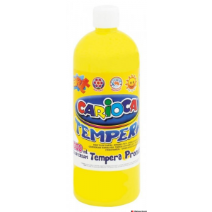 Farba tempera 1000 ml, żółty CARIOCA 170-1453/170-2647