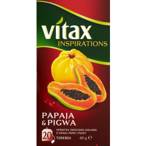 Herbata VITAX INSPIRATIONS Papaja & Pigwa 20tb*2g