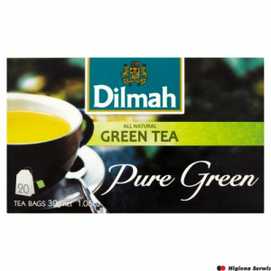 Herbata DILMAH PURE GREEN TEA ekspresowa (20 torebek) 1,5g zielona