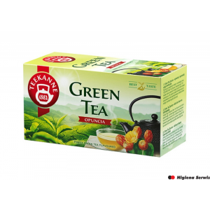 Herbata TEEKANNE GREEN TEA OPUNCJA 20t zielona