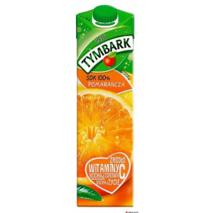 Sok TYMBARK pomarańczowy 1L KARTON
