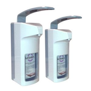 Dozownik MEDISEPT łokciowy 500 ML można nim dozować zarówno mydła, żele jak i płyny do dezynfekcji