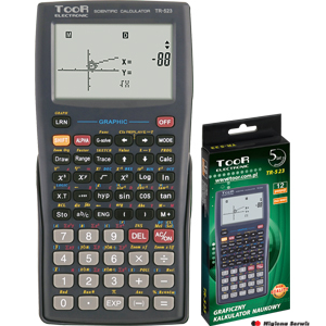 Kalkulator TOOR TR-523, 12 pozycyjny, graficzny naukowy 120-1457