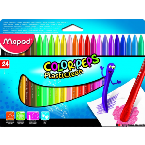 Kredki plastikowe Colorpeps 24 kolorów 862013 MAPED