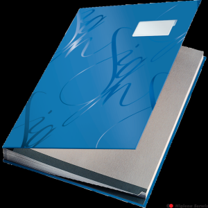 Książka do podpisu LEITZ niebieski 18 przegródek 57450035