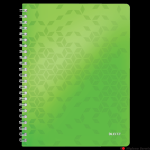 Kołonotatnik w kratkę A4 PP Leitz WOW, zielony 46380054 (X)