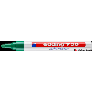 Marker lakierowy 2-4mm 750 zielony EDDING końcówka okrągła