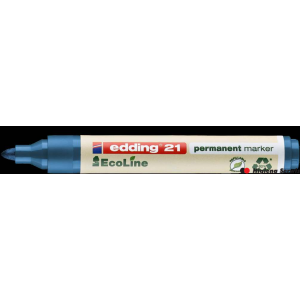 Marker EDDING permanentny ekologiczny okrągła końcówka niebieski 21/003/n ed (X)