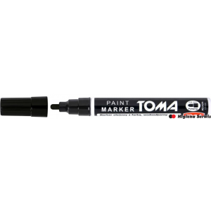 Marker olejowy, fibrowa końcówka 2,5mm, czarny TO-440 Toma