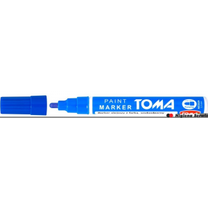Marker olejowy, fibrowa końcówka 2,5mm, niebieski TO-440 Toma