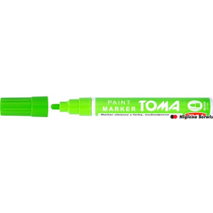 Marker olejowy, fibrowa końcówka 2,5mm, zielony jasny TO-440 Toma (X)
