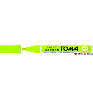 Marker olejowy, fibrowa końcówka 2,5mm, zielony neon TO-440 Toma