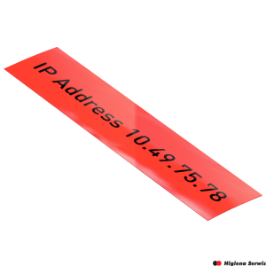 Kaseta_z samoprzylepną, plastikową taśmą do drukowania etykiet Leitz Icon, szer. 12 mm, czerwona 70150025