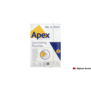 APEX folie do laminacji A4 MEDIUM op. 100szt. 6003501 FELLOWES