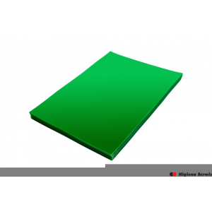 Folia do bindowania A4 DOTTS przezroczysta zielona 0.20 mm opakowanie 100 szt.