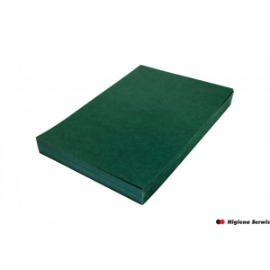 Karton DELTA skóropodobny zielony A4 DOTTS 100 szt. okładki do bindowania