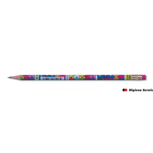 Ołówek Grafitowy 1231/PU PUZZLE z gumką KOH I NOOR (X)