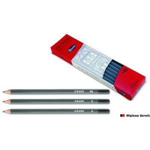 Ołówek techniczny, B, 12 szt. GRAND 160-1354