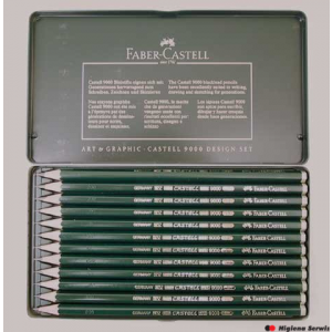 Ołówek CASTELL 9000 DESIGN SET 12 sztuk 119064  FABER CASTEL