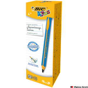Ołówek bez gumki BIC Kids Evolution HB, niebieski, 919262