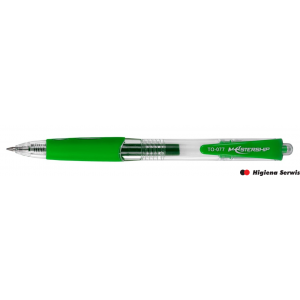 Długopis żelowy MASTERSHIP, automatyczne z końcówką 0,7mm zielony TO-077 Toma