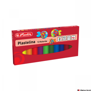 Plastelina 12 kolorów 9588559 Herlitz